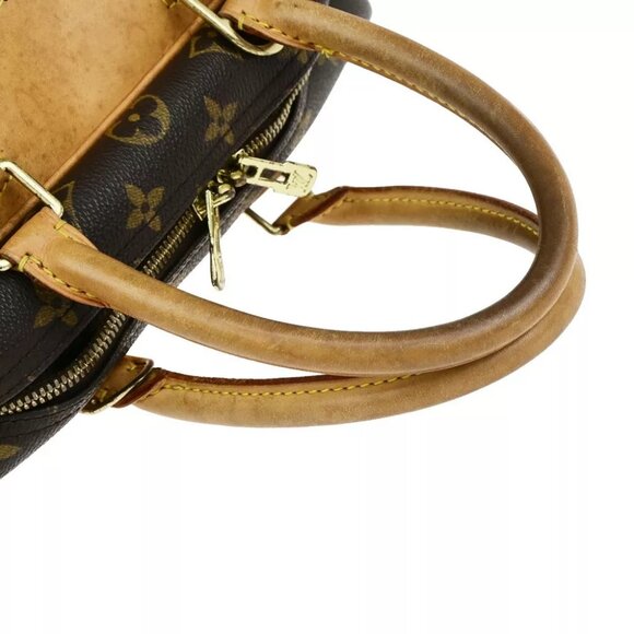 AUTHENTICITY GUARANTEED LOUIS VUITTON LV Logo Deauville Hand Bag Monogram - Picture 10 of 15